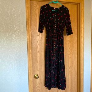 Sized small, midi dress
